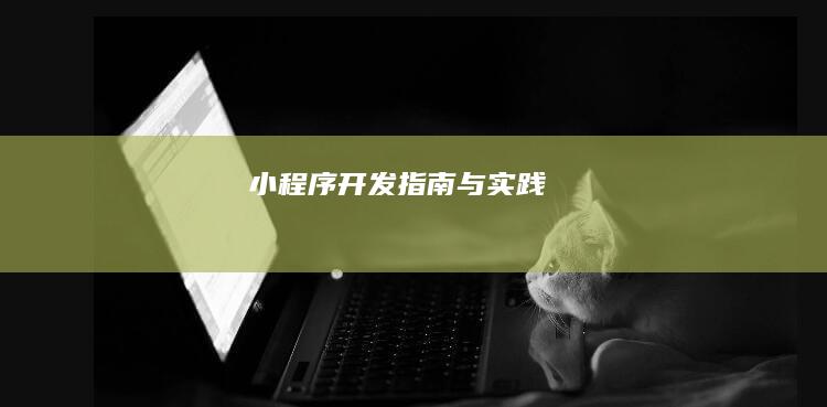 小程序开发指南与实践