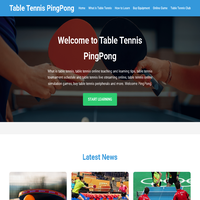 Table Tennis online tournaments live games and learn - Table Tennis PingPong